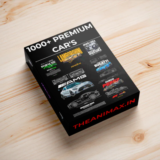 1000+ Premium Car T-Shirt Design Pack